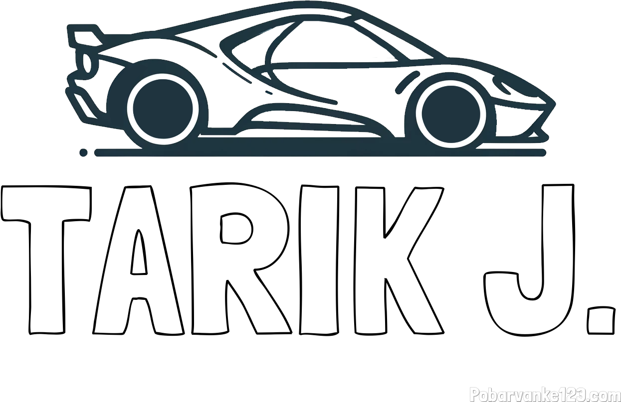 Pobarvanka imena TARIK J.