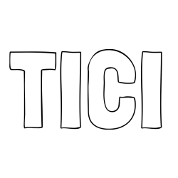 Online izdelana pobarvanka - Pobarvanka imena TICI