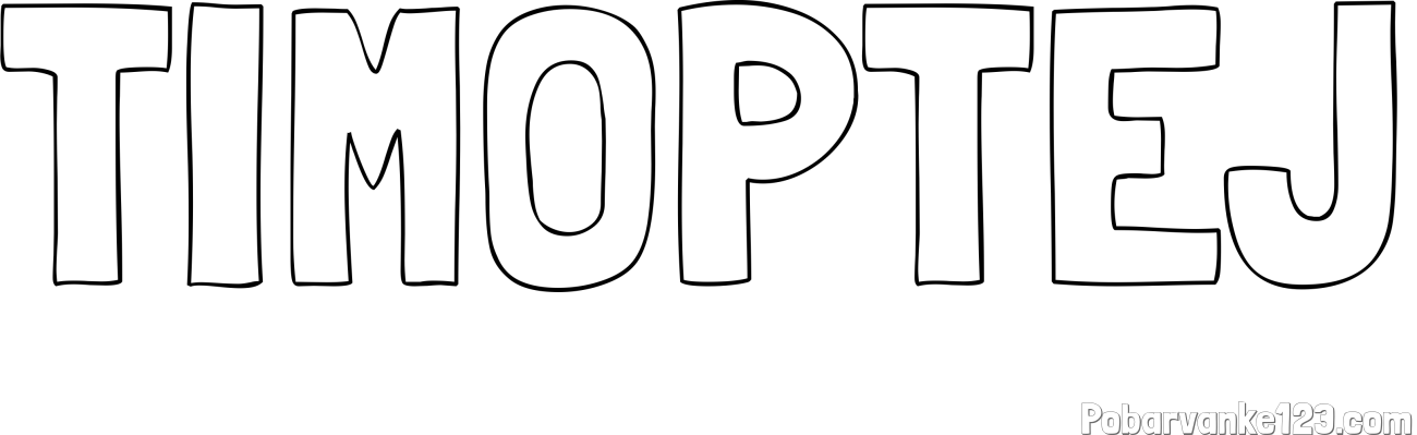 Pobarvanka imena TIMOPTEJ