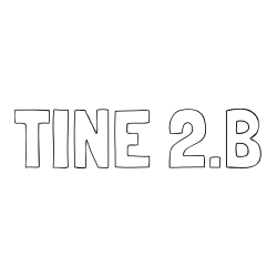 Online izdelana pobarvanka - Pobarvanka imena TINE 2.B