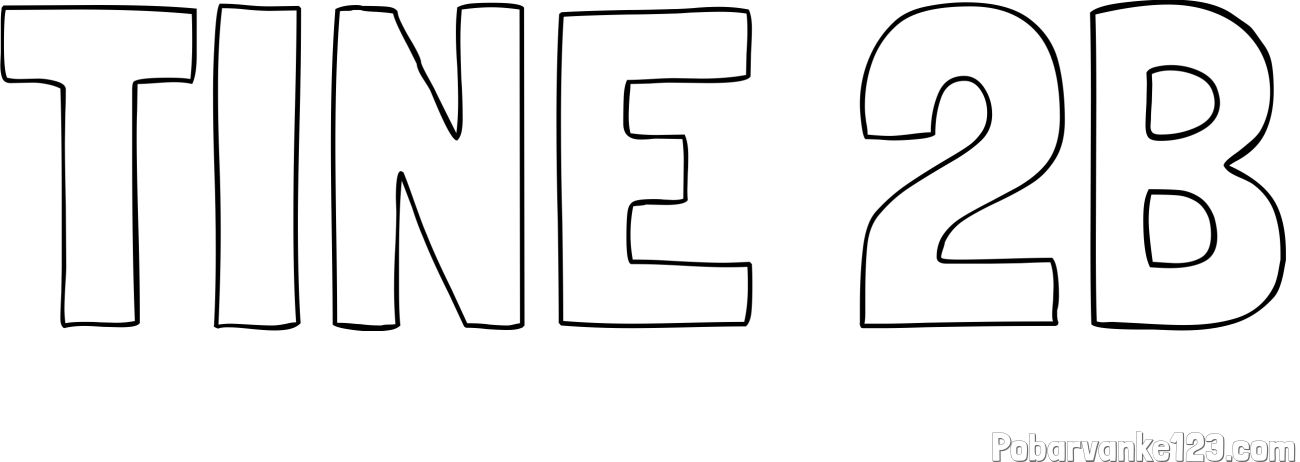 Pobarvanka imena TINE 2B