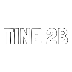 Online izdelana pobarvanka - Pobarvanka imena TINE 2B