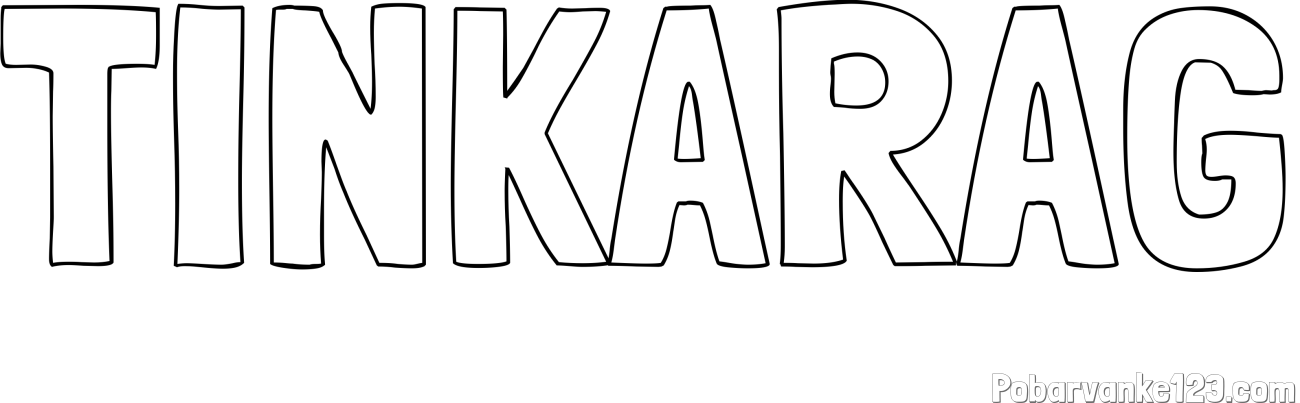 Pobarvanka imena TINKARAG