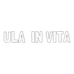 Online izdelana pobarvanka - Pobarvanka imena ULA  IN VITA