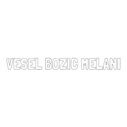 Online izdelana pobarvanka - Pobarvanka imena VESEL BOŽIČ MELANI