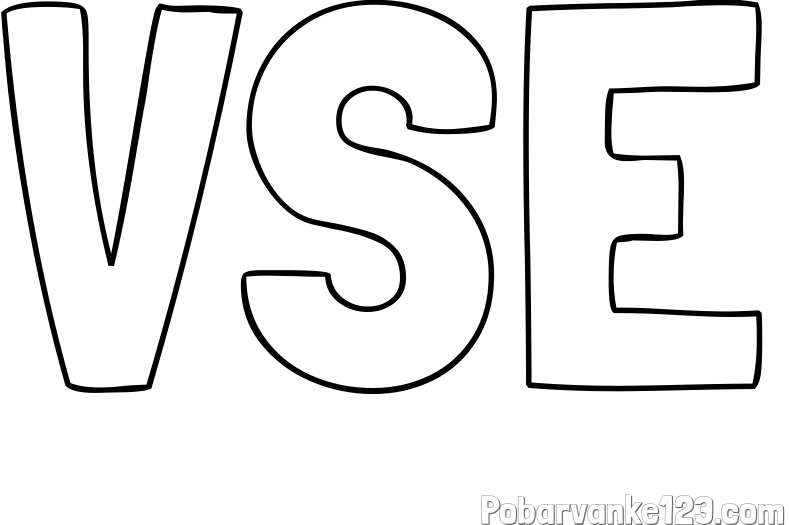 Pobarvanka imena VSE