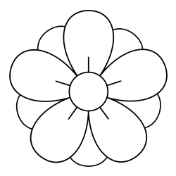 Pobarvanka lepega cveta