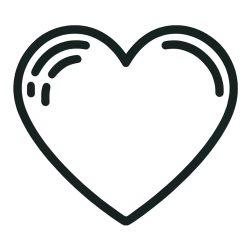 Pobarvanka lepega srčka