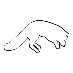 Pobarvanka lisice pri lovu