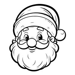 Pobarvanka ljubkega Božička