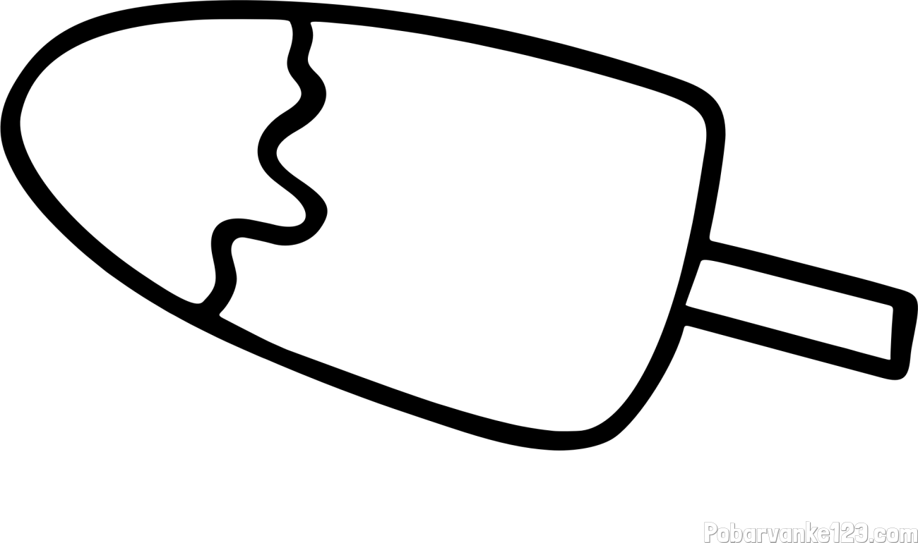 Pobarvanka lučke (sladoled na palčki)