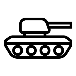 Pobarvanka majhnega tanka