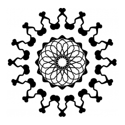 Lepa pobarvanka mandale