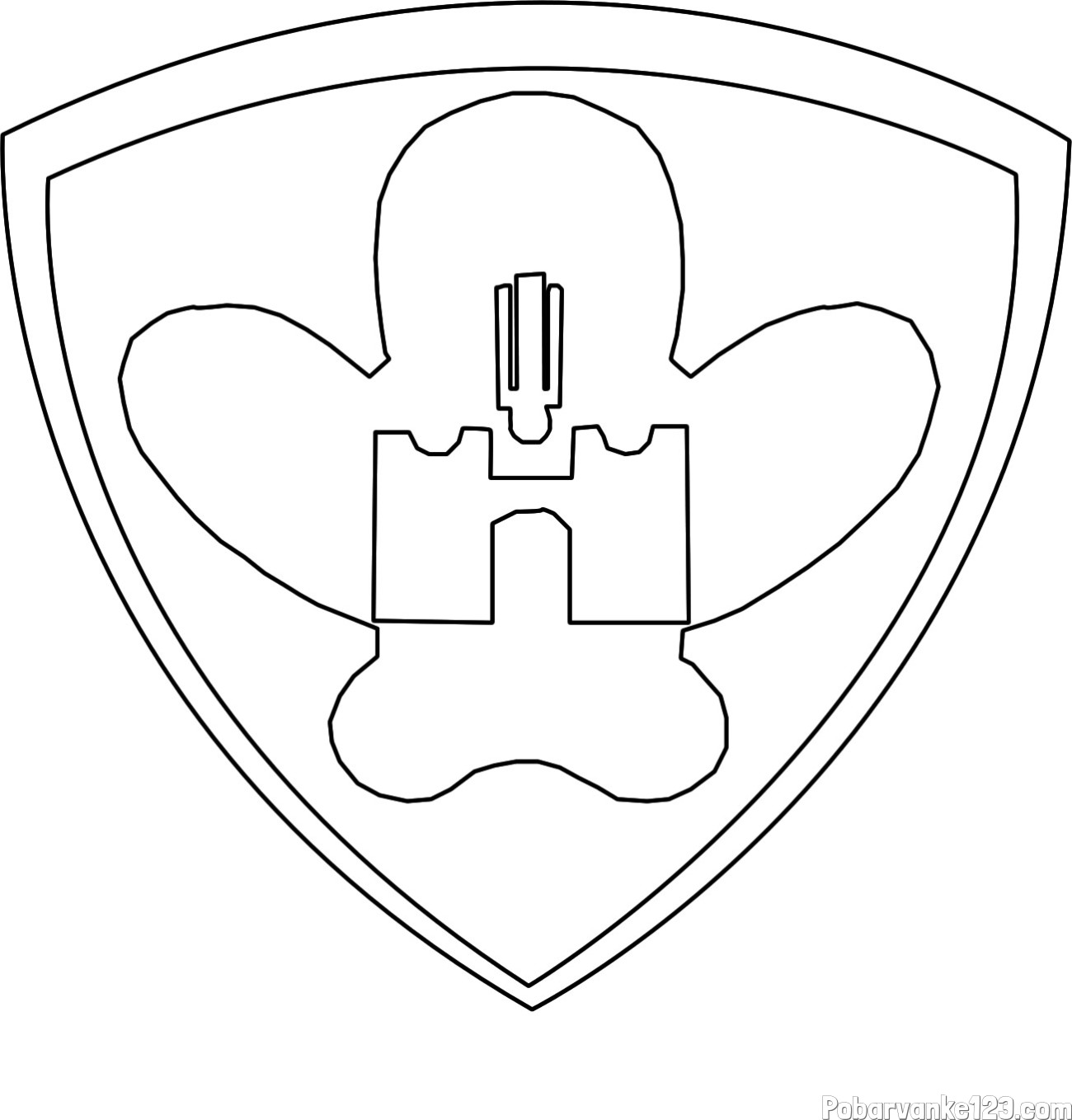 Pobarvanka NK Maribor (grb)