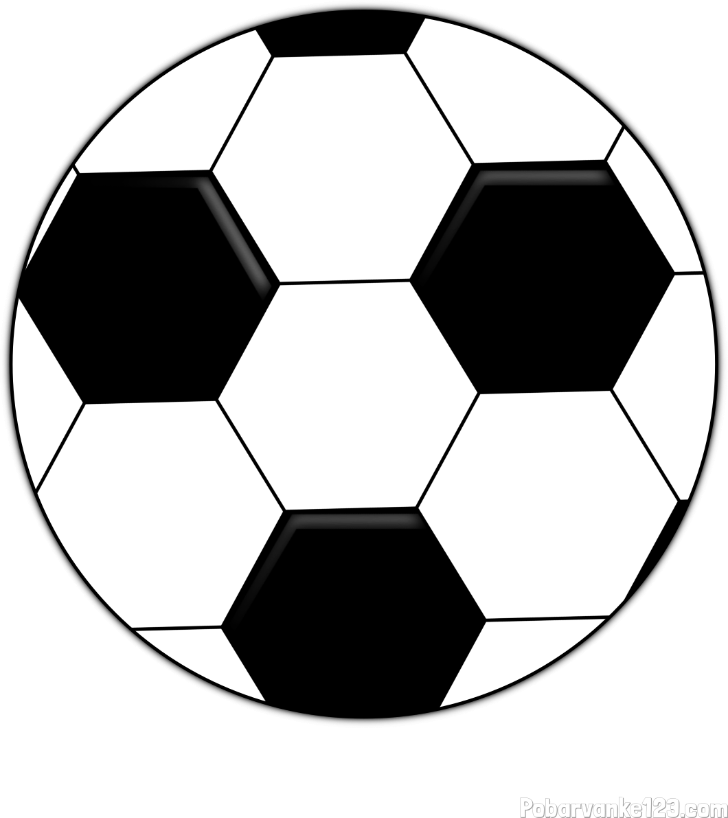 Pobarvanka nogometne žoge