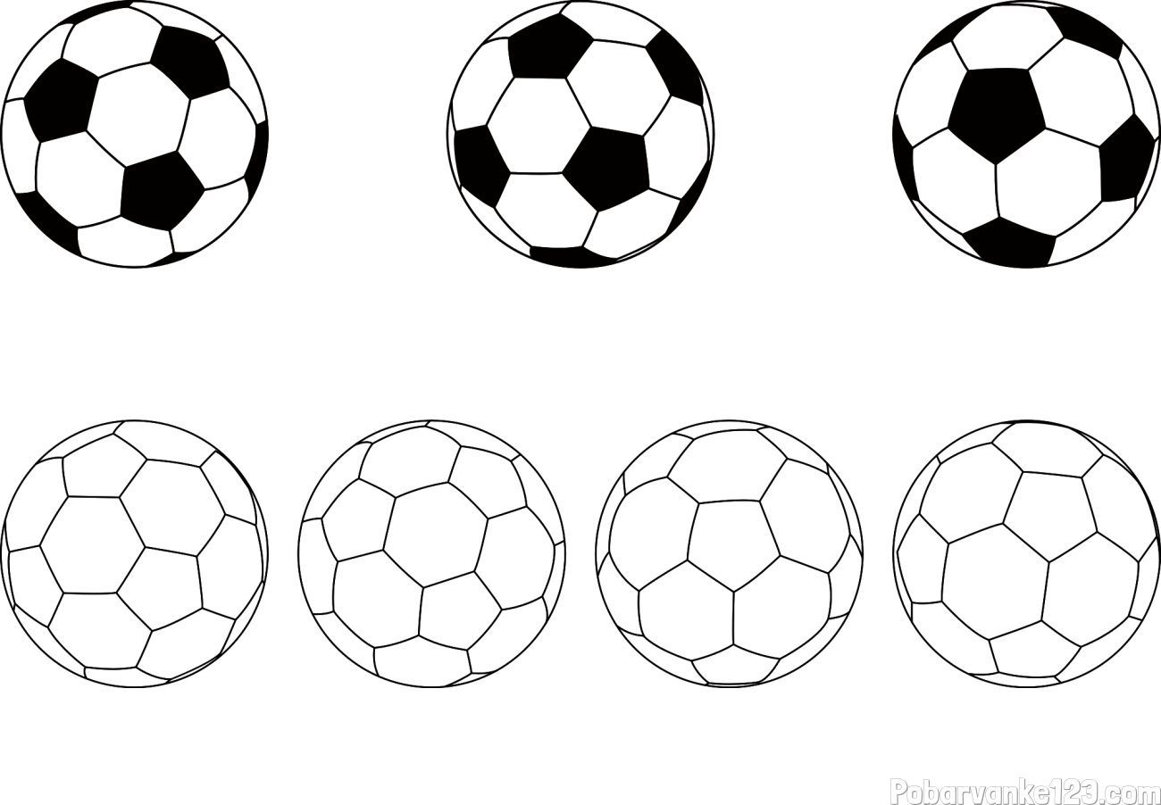 Pobarvanka nogometnih žog