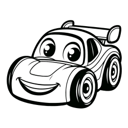 Pobarvanka otroškega avtomobila