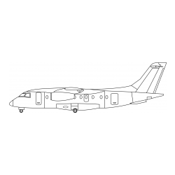 Pobarvanka potniškega aviona