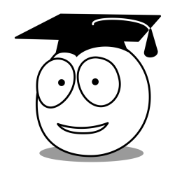 Pobarvanka smeška diplomanta