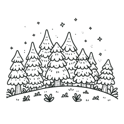 Pobarvanka smrekovega gozda