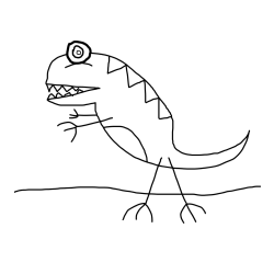 Pobarvanka strašne pošasti 👹