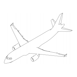 Pobarvanka velikega aviona