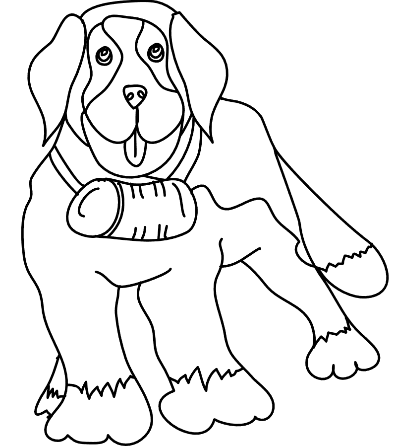 Pobarvanka velikega psa