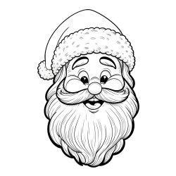 Pobarvanka veselega Božička