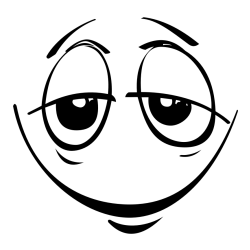 Pobarvanka zaljubljenega smeška