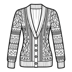 Pobarvanka ženske jopice