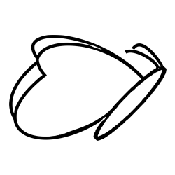 Preprosta pobarvanka metulja v letu