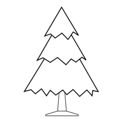 Pobarvanka neokrašene smrekice